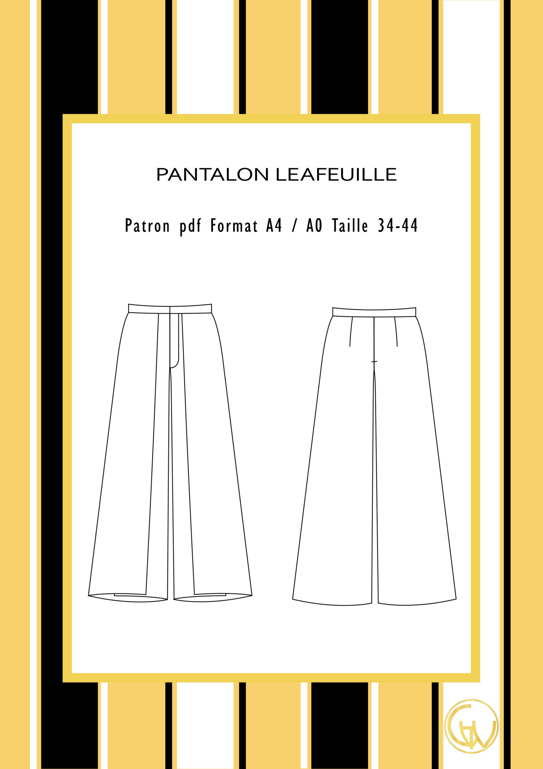 LE PANTALON POUR FEMME - tuto et patron de couture / Leah Sewing